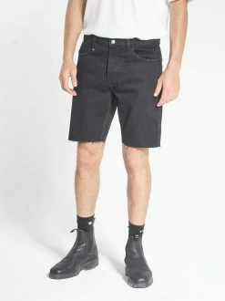 Thrills Co. Shorts Chopped Denim Short - Black Rinse