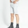 Thrills Co. Shorts Chopped Denim Short - Light Blue Fade