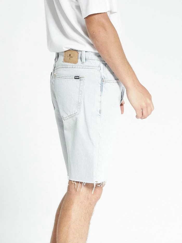 Thrills Co. Shorts Chopped Denim Short - Light Blue Fade 4 Thrills Co. Shorts Chopped Denim Short - Light Blue Fade