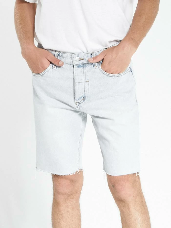Thrills Co. Shorts Chopped Denim Short - Light Blue Fade 5 Thrills Co. Shorts Chopped Denim Short - Light Blue Fade