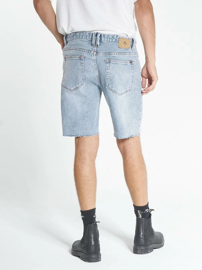 Thrills Co. Shorts Destroyed Bones Denim Short - Aged Blue 6 Thrills Co. Shorts Destroyed Bones Denim Short - Aged Blue