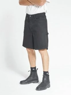 Thrills Co. Slacker Denim Short - Black Rinse Shorts