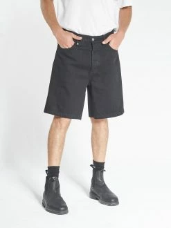 Thrills Co. Slacker Denim Short - Black Rinse Shorts