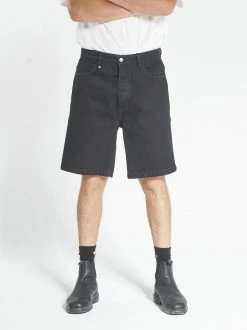 Thrills Co. Slacker Denim Short - Black Rinse Shorts