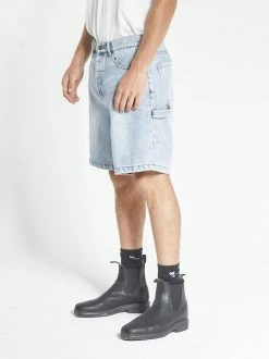 Thrills Co. Slacker Denim Short - Aged Blue Shorts