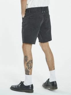 Thrills Co. Mandude Denim Short - Aged Black Shorts
