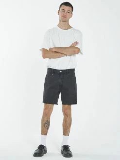 Thrills Co. Mandude Denim Short - Aged Black Shorts
