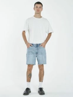 Thrills Co. Mandude Denim Short - Dusted Blue
