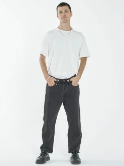Thrills Co. Chopped Denim Jean - Aged Black New Arrivals