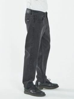 Thrills Co. Chopped Denim Jean - Aged Black New Arrivals