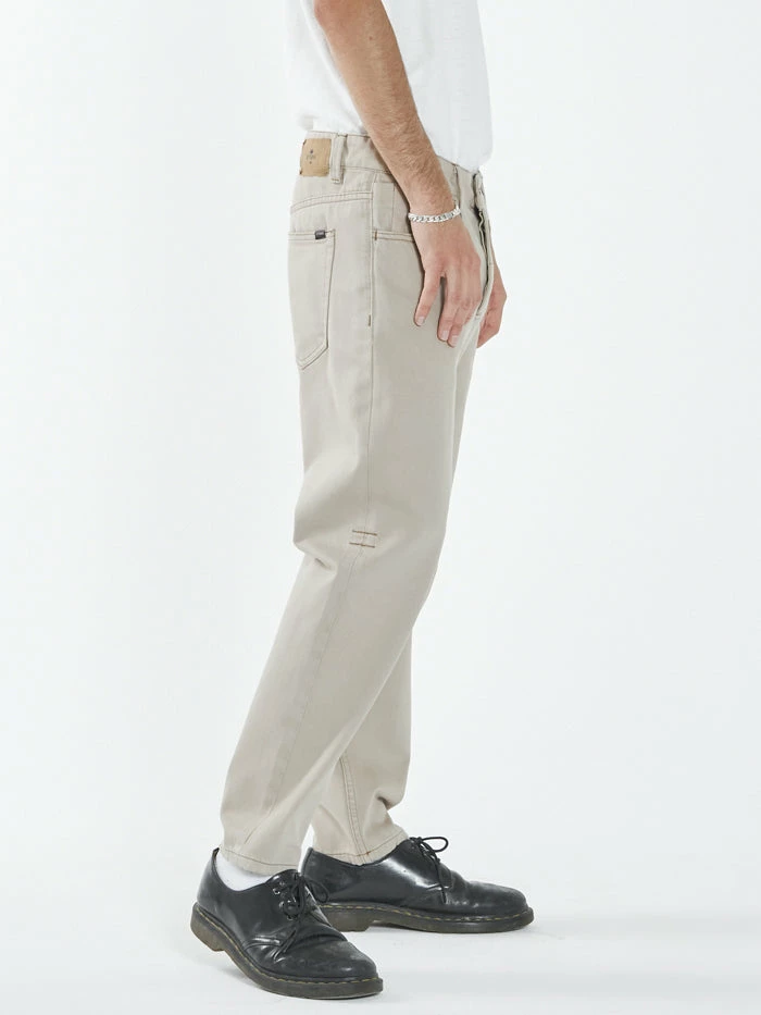 Thrills Co. Pants Chopped Denim Jean - Aged Tan 5 Thrills Co. Pants Chopped Denim Jean - Aged Tan