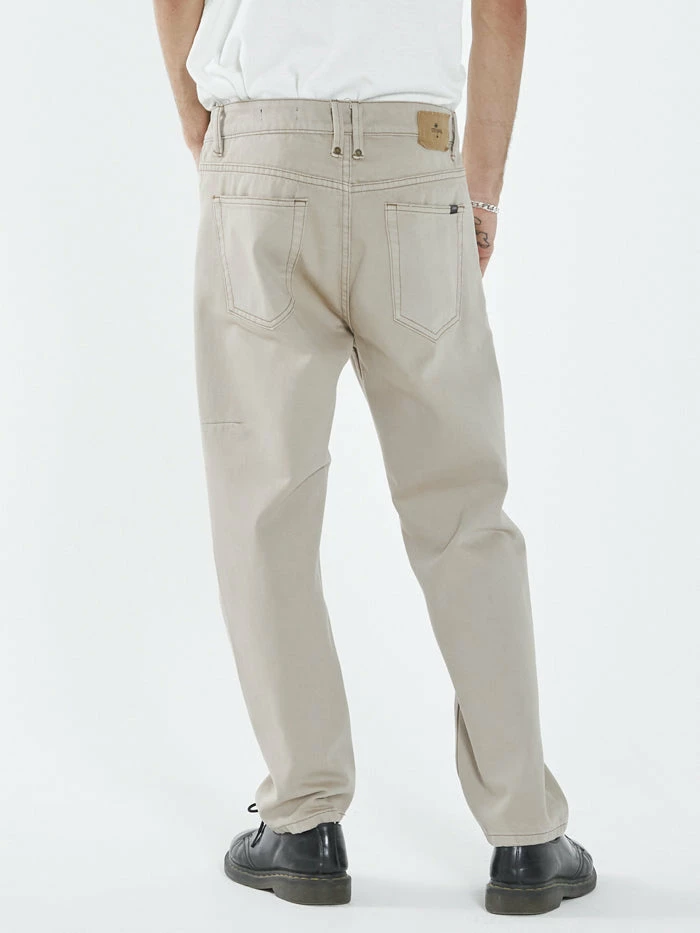 Thrills Co. Pants Chopped Denim Jean - Aged Tan 6 Thrills Co. Pants Chopped Denim Jean - Aged Tan