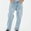 Thrills Co. New Arrivals Chopped Denim Jean - Dust Blue
