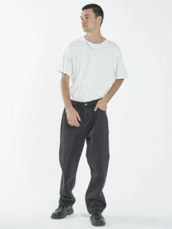 Thrills Co. Slacker Denim Jean - Aged Black