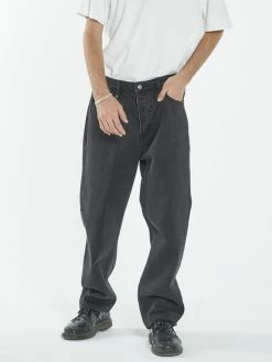 Thrills Co. Slacker Denim Jean - Aged Black