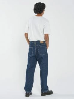 Thrills Co. New Arrivals Slacker Denim Jean - Dark Rinse Blue