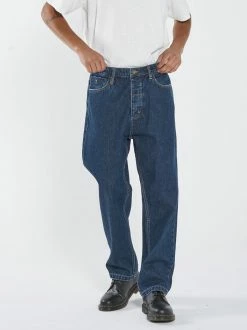Thrills Co. New Arrivals Slacker Denim Jean - Dark Rinse Blue