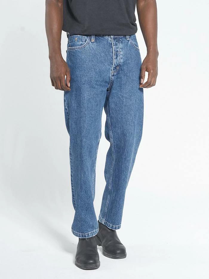 Thrills Co. Slacker Denim Jean - Rinsed Blues 3 Thrills Co. Slacker Denim Jean - Rinsed Blues