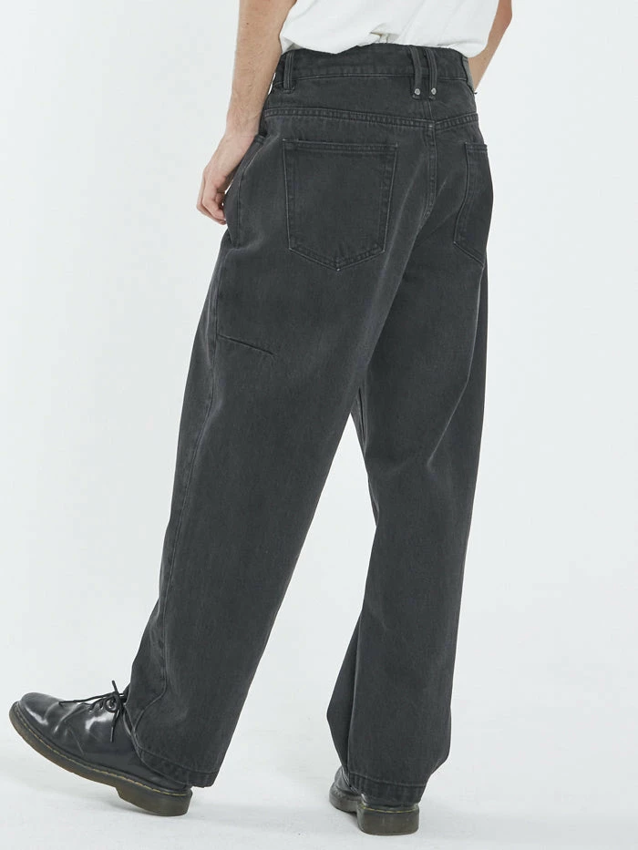 Thrills Co. Big Slacker Denim Jean - Aged Black 7 Thrills Co. Big Slacker Denim Jean - Aged Black
