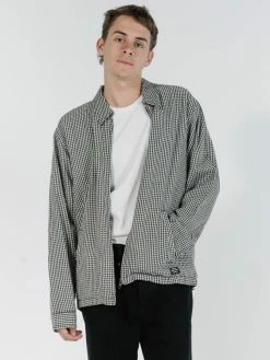 Thrills Co. Quad Check Service Jacket - Black