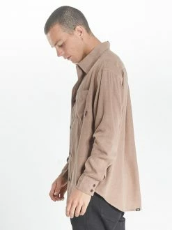 Thrills Co. Minimal Thrills Oversized Long Sleeve Shirt - Yak