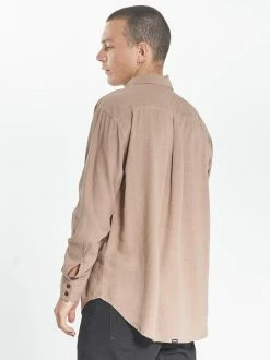 Thrills Co. Minimal Thrills Oversized Long Sleeve Shirt - Yak