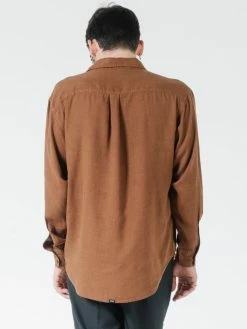 Thrills Co. Minimal Thrills Oversized Long Sleeve Shirt - Bison