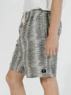 Thrills Co. Zebra Lounge Volley - Thrift White 9 Thrills Co. Zebra Lounge Volley - Thrift White