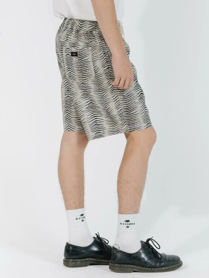 Thrills Co. Zebra Lounge Volley - Thrift White 5 Thrills Co. Zebra Lounge Volley - Thrift White