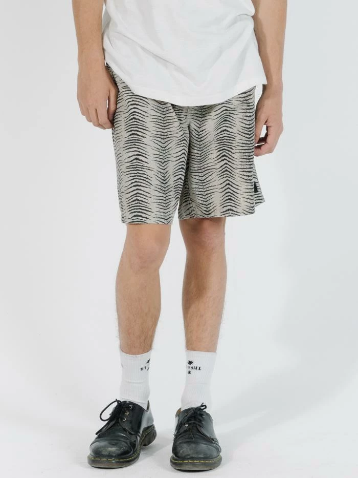 Thrills Co. Zebra Lounge Volley - Thrift White 4 Thrills Co. Zebra Lounge Volley - Thrift White