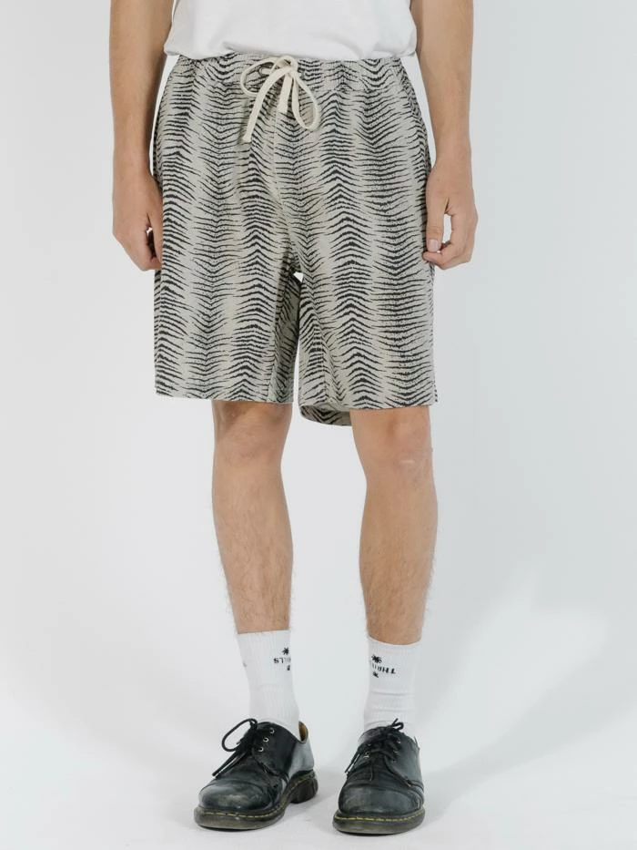 Thrills Co. Zebra Lounge Volley - Thrift White 3 Thrills Co. Zebra Lounge Volley - Thrift White