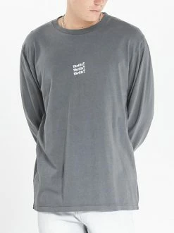 Thrills Co. Thrills Unlimited Merch Fit Long Sleeve Tee - Merch Black Tees & Tank Tops