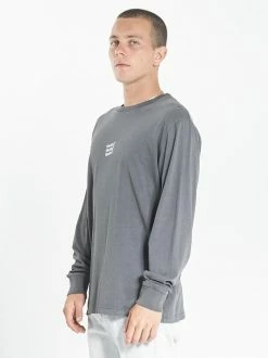 Thrills Co. Thrills Unlimited Merch Fit Long Sleeve Tee - Merch Black Tees & Tank Tops