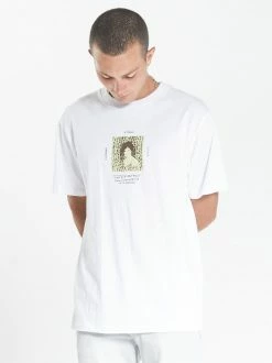 Thrills Co. Free Consultation Merch Fit Tee - White Tees & Tank Tops