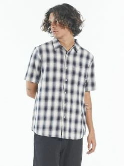 Thrills Co. Angel Check Short Sleeve Shirt - Ink Navy 8 Thrills Co. Angel Check Short Sleeve Shirt - Ink Navy