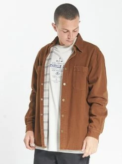 Thrills Co. Regiment Overshirt - Tobacco
