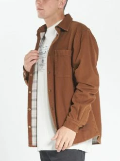 Thrills Co. Regiment Overshirt - Tobacco