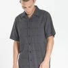 Thrills Co. Non Sense Bowling Shirt - Black Shirts 2 Thrills Co. Non Sense Bowling Shirt - Black Shirts