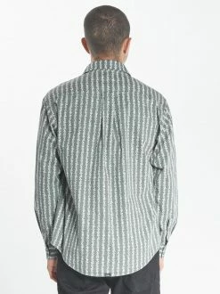 Thrills Co. Wallflower Oversized Long Sleeve Shirt - Lume Green Shirts