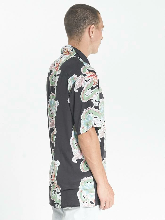 Thrills Co. Connection Bowling Shirt - Black 5 Thrills Co. Connection Bowling Shirt - Black