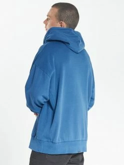 Thrills Co. Warped Slouch Pull On Hood - Royal Blue Sweaters & Fleece