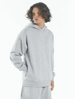 Thrills Co. Sweaters & Fleece Situation Normal Slouch Pull On Hood - Grey Marle
