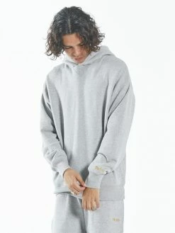 Thrills Co. Sweaters & Fleece Situation Normal Slouch Pull On Hood - Grey Marle