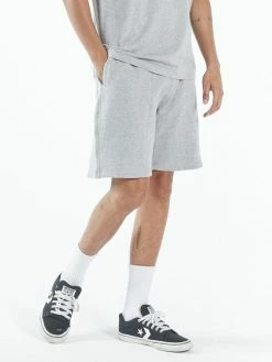 Thrills Co. Situation Normal Fleece Short - Grey Marle Shorts