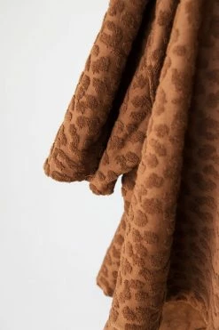 Thrills Co. Tops & Tees Panthera Terry Crop Shirt - Tobacco