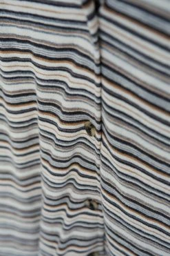 Thrills Co. Indie Stripe Bowling Shirt - Heritage White 9 Thrills Co. Indie Stripe Bowling Shirt - Heritage White