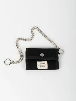 Thrills Co. Accessories Waxed Chain Wallet - Black