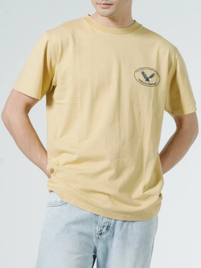 Thrills Co. Primitive Motion Merch Fit Tee - Heritage Yellow 3 Thrills Co. Primitive Motion Merch Fit Tee - Heritage Yellow