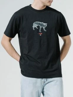 Thrills Co. Tees & Tank Tops Sup Dawg Merch Fit Tee - Black