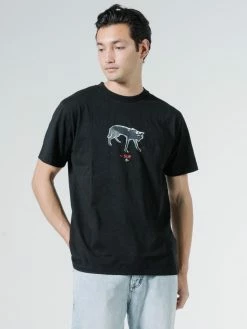 Thrills Co. Tees & Tank Tops Sup Dawg Merch Fit Tee - Black